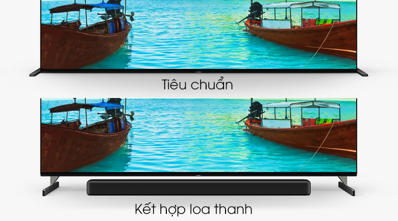 Android Tivi OLED Sony 4K 55 inch XR-55A90J - Lắp đặt linh hoạt với chân đế cao cấp