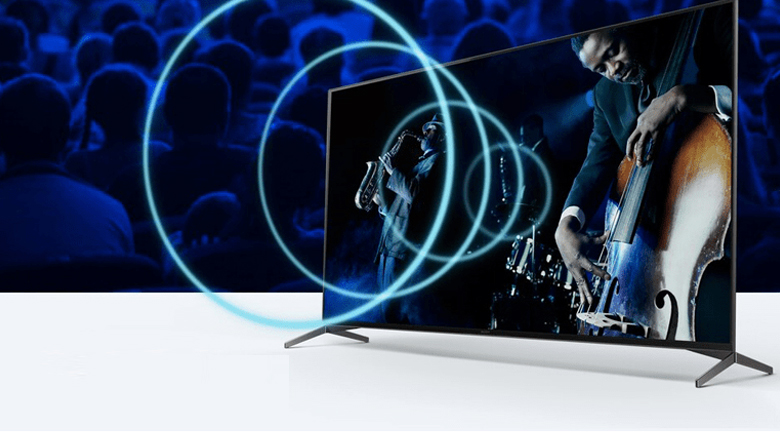 Android Tivi OLED Sony 4K 65 inch XR-65A80J - Hoàn toàn hòa mình vào bộ phim với âm thanh phát ra từ màn hình nhờ công nghệ Acoustics Surface Audio+